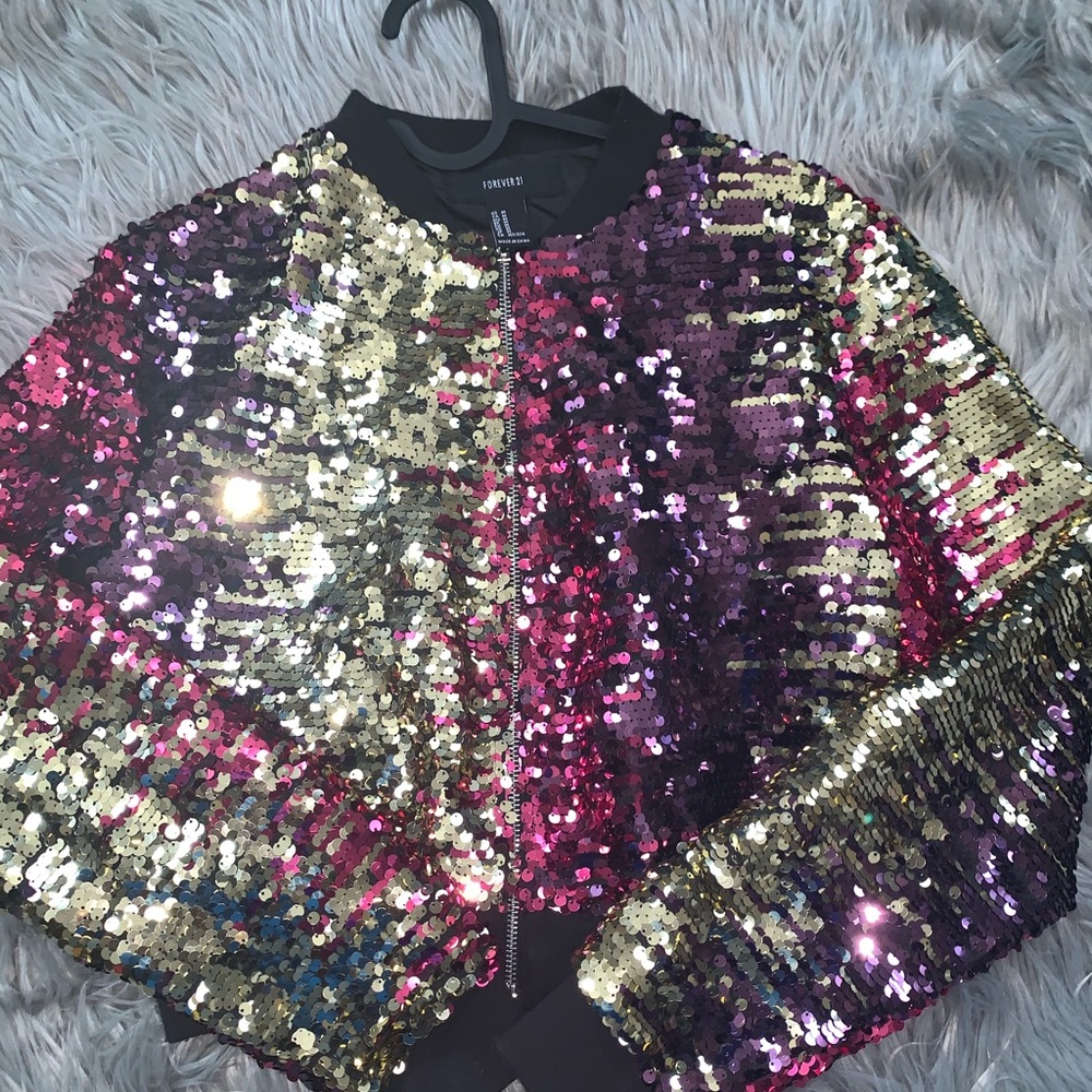 Forever 21 Sequin Jacket